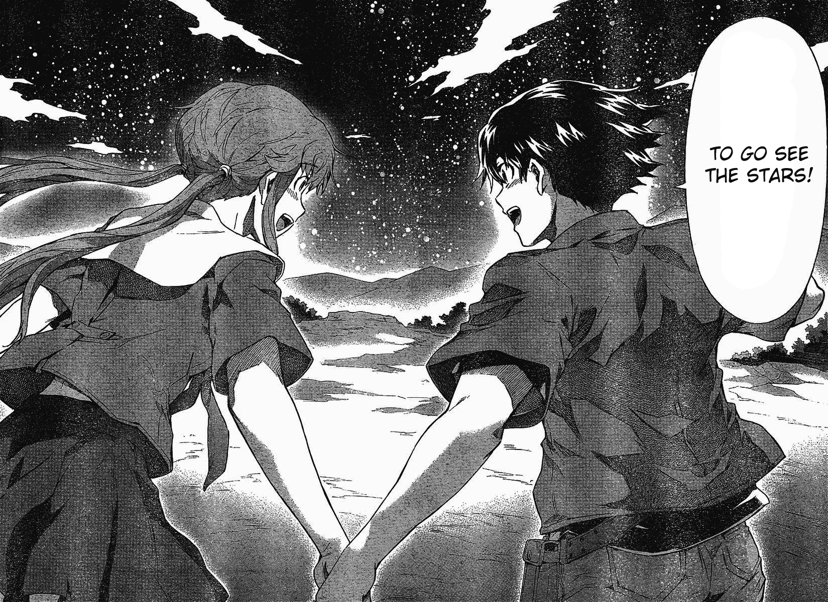 Yuki and Yuno go to see the stars.